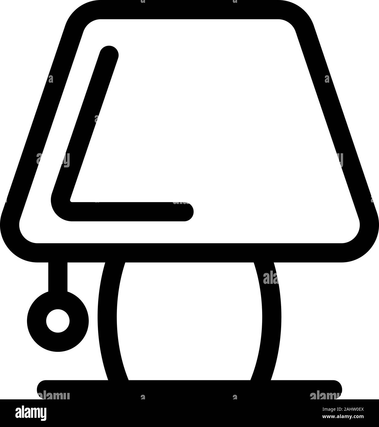 Nightwatch icon vector. Isolated contour symbol illustration Stock ...