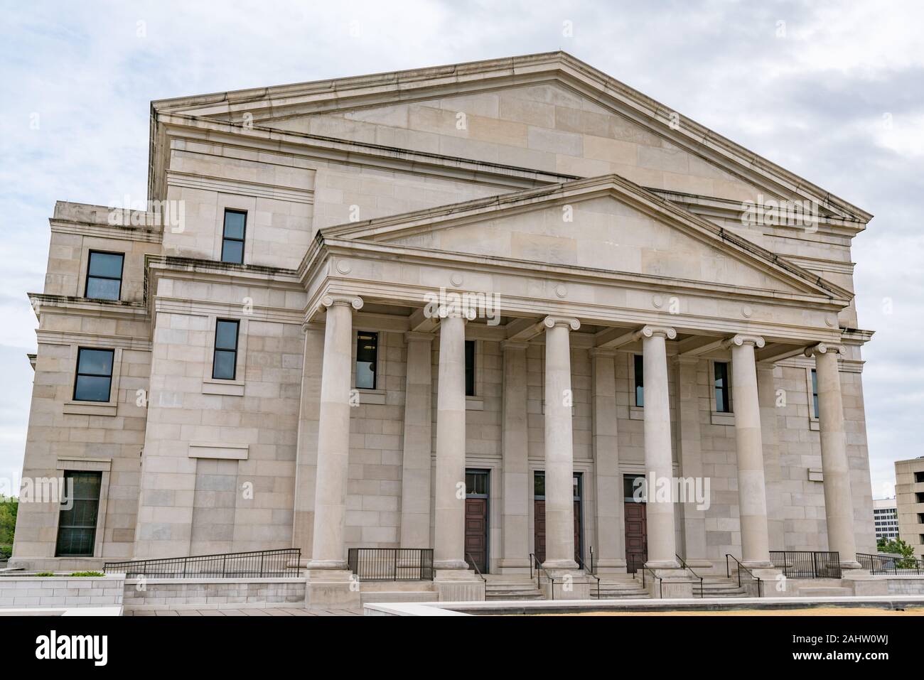Exterior of the Mississippi State Supreme Court Building in Jackson Stock Photo