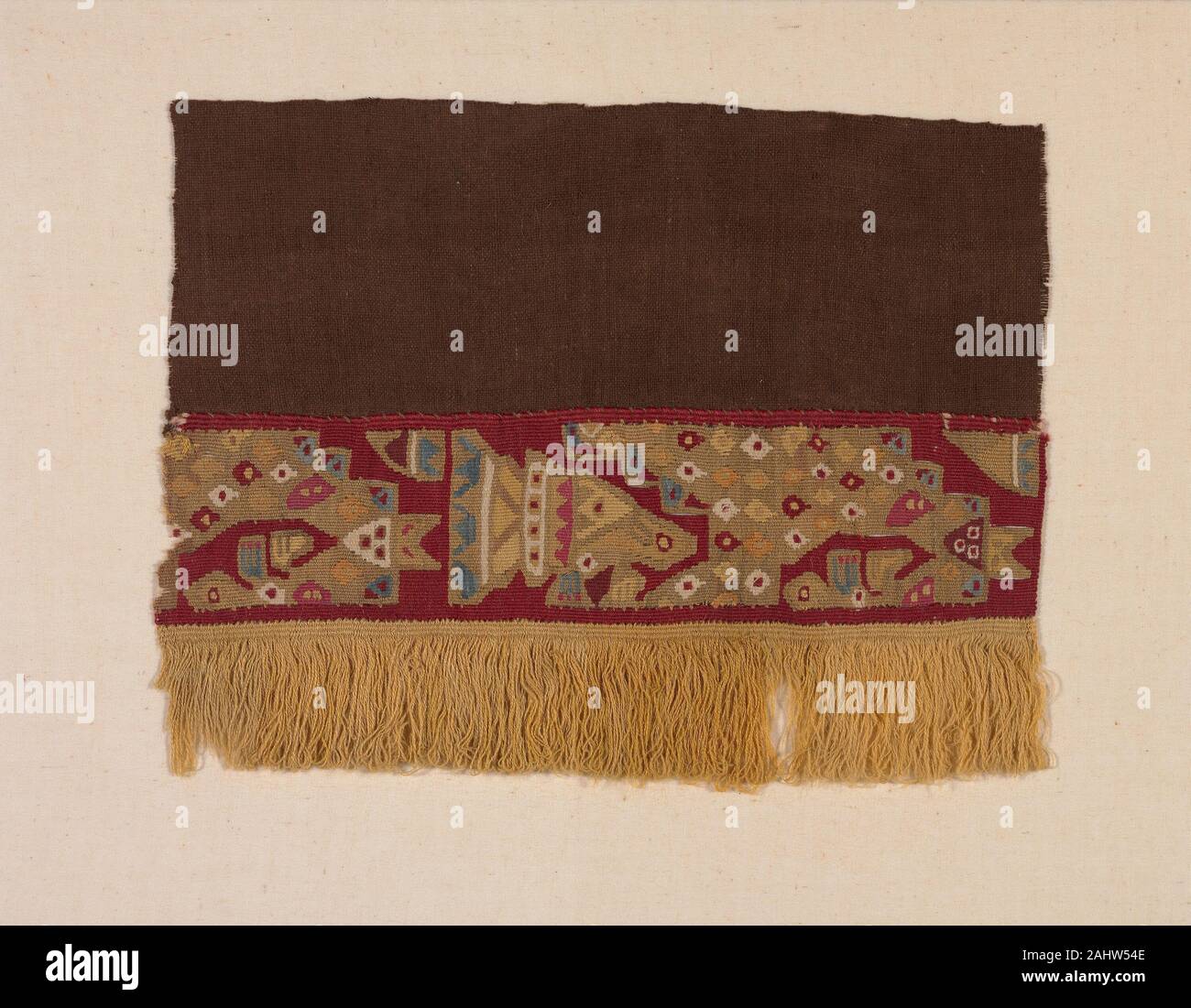 Wari. Fragment. 800 AD1100. Peru. Cotton and wool (camelid), slit