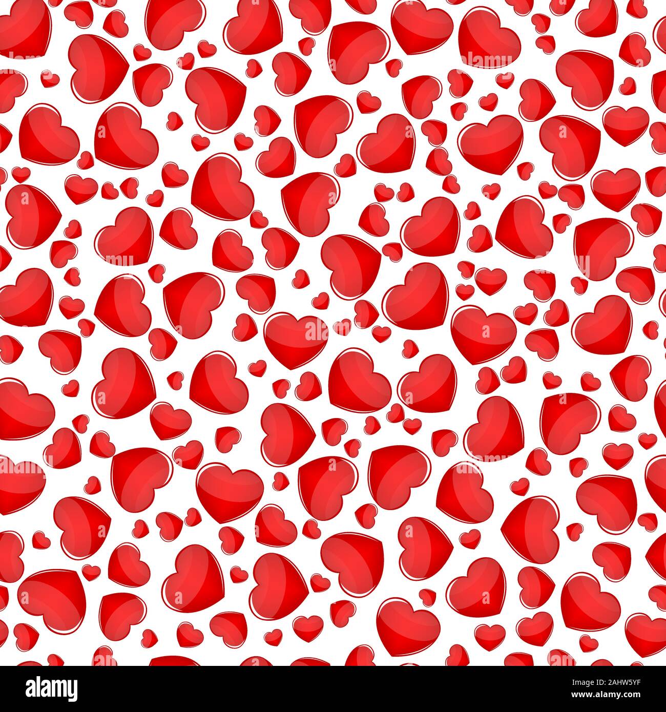 red hearts seamless pattern background vector Stock Vector Image & Art ...