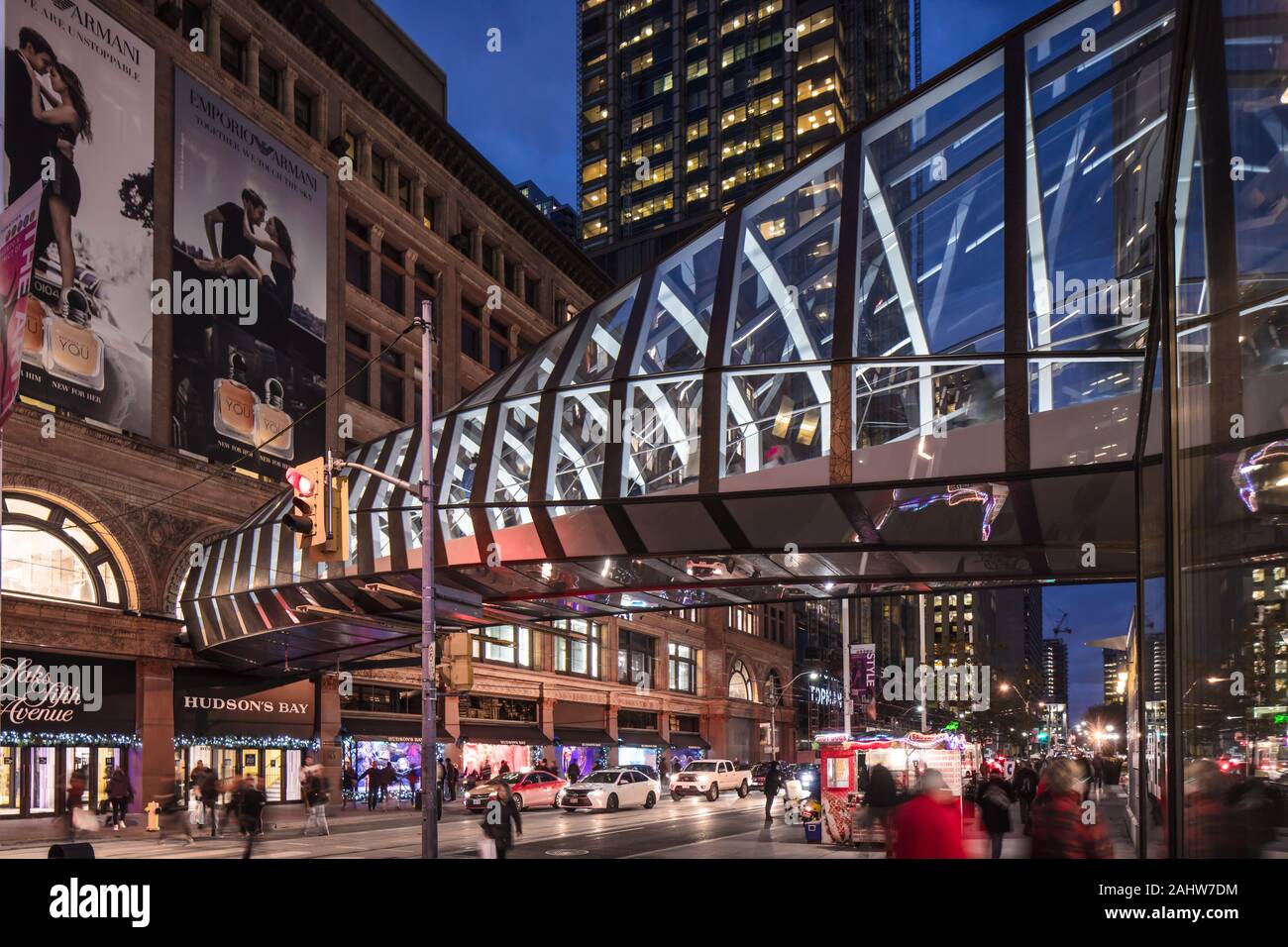 Eaton Centre Bridge Stock Photo