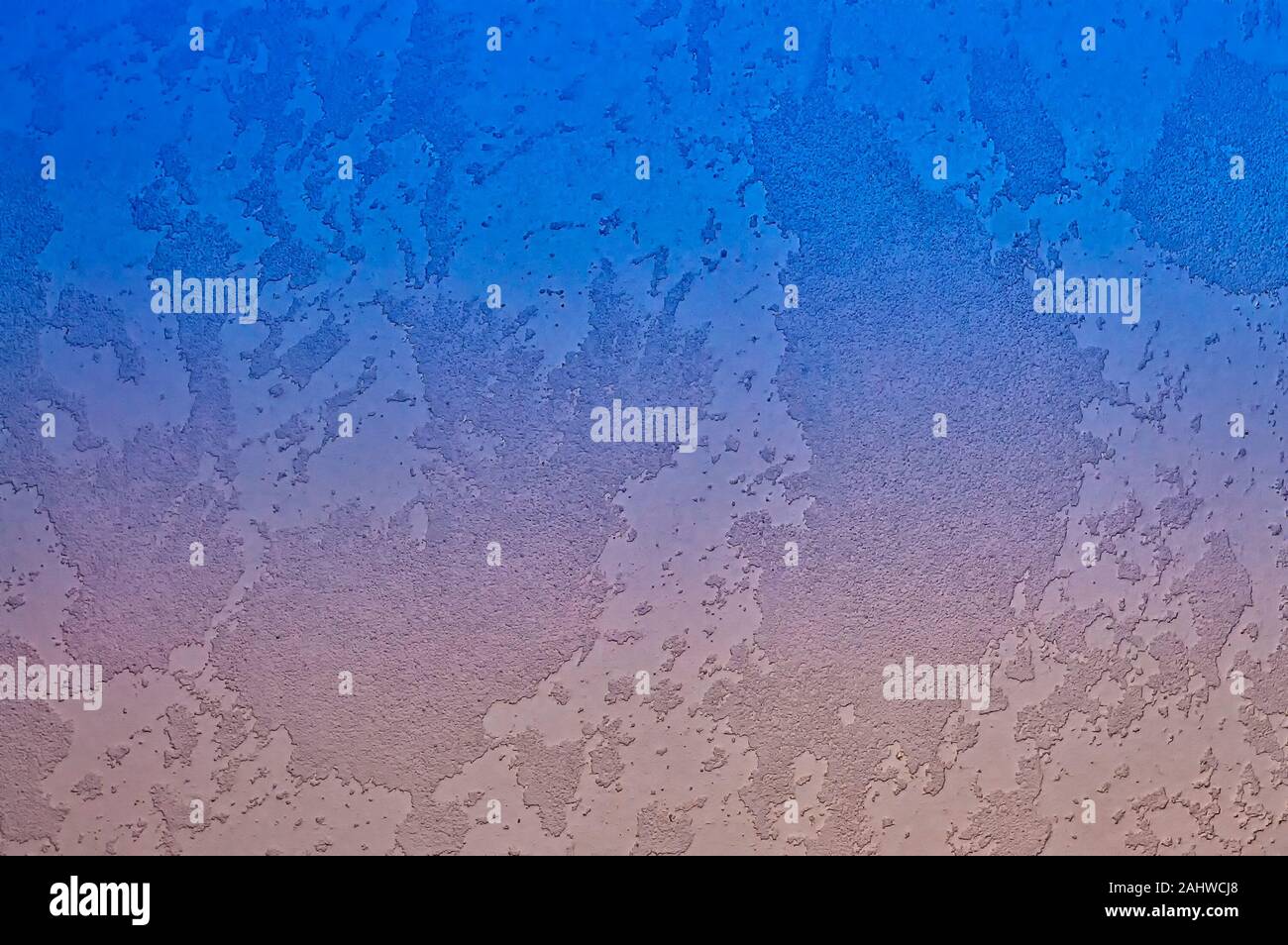 Blue-violet golden gradient textured background. Front view. Stock Photo