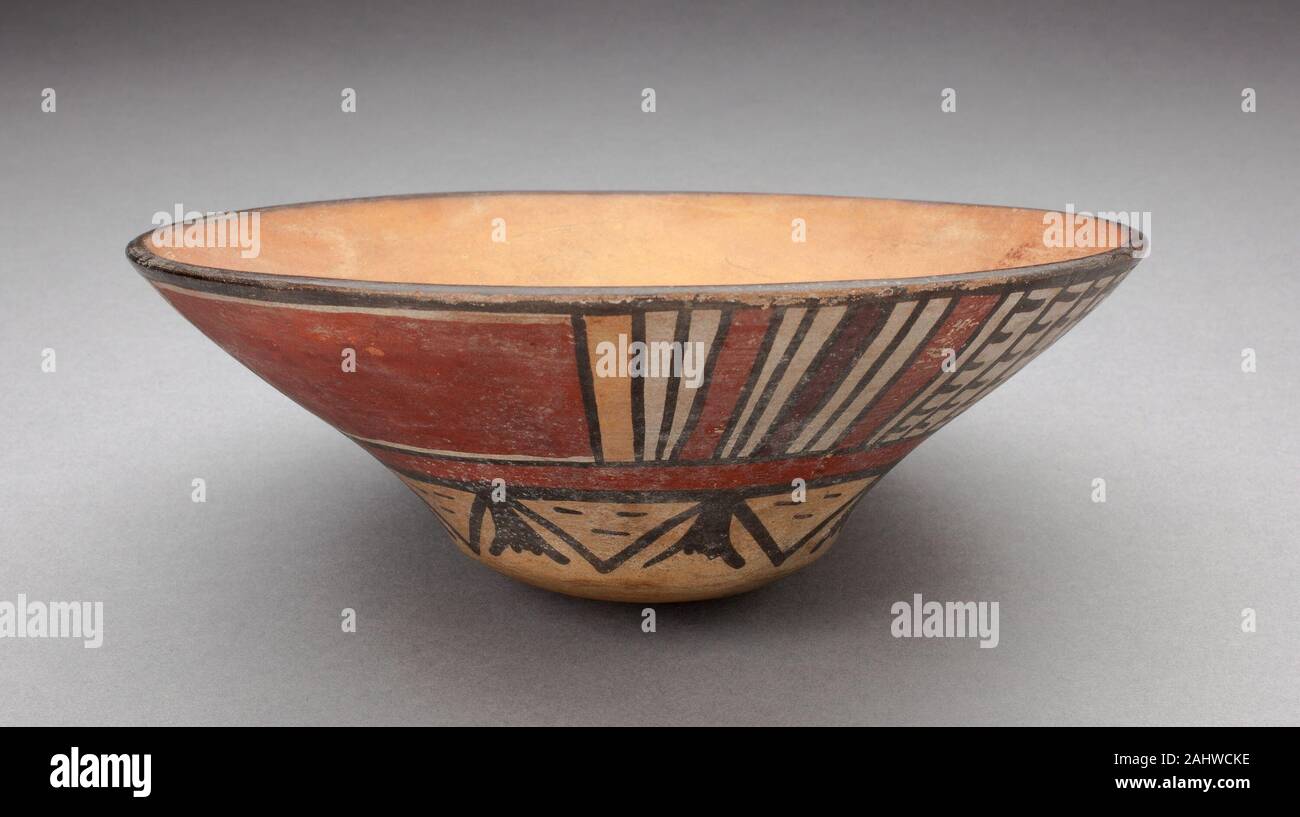 Nazca. Wide Bowl with Geomeric Motifs. 180 BC–500 AD. Nazca Valley ...