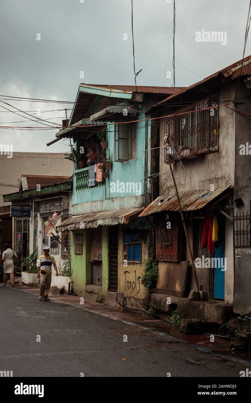 Houses in Antipolo City, Rizal, The Philippines Stock Photo