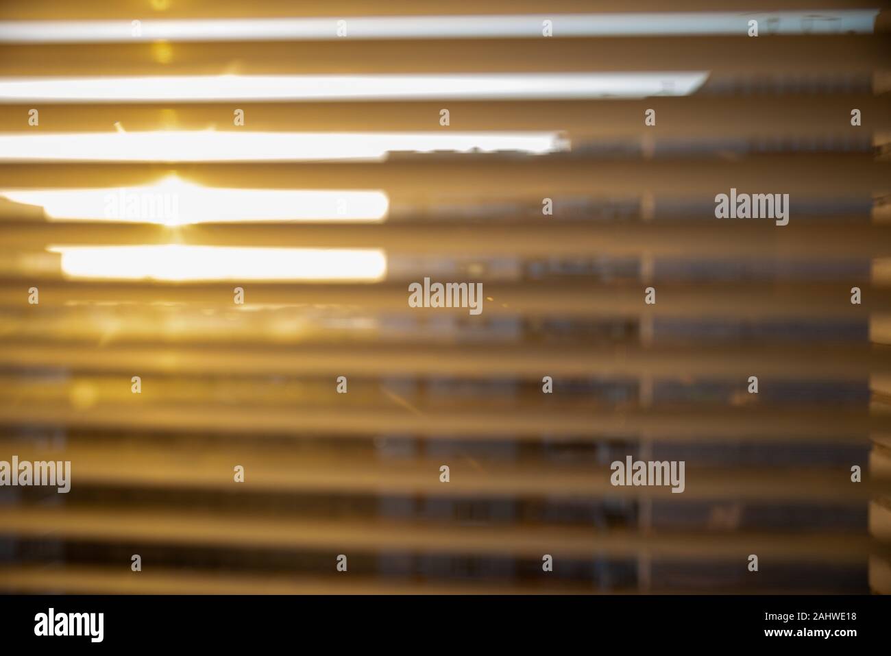 jalousie at windows close up Stock Photo