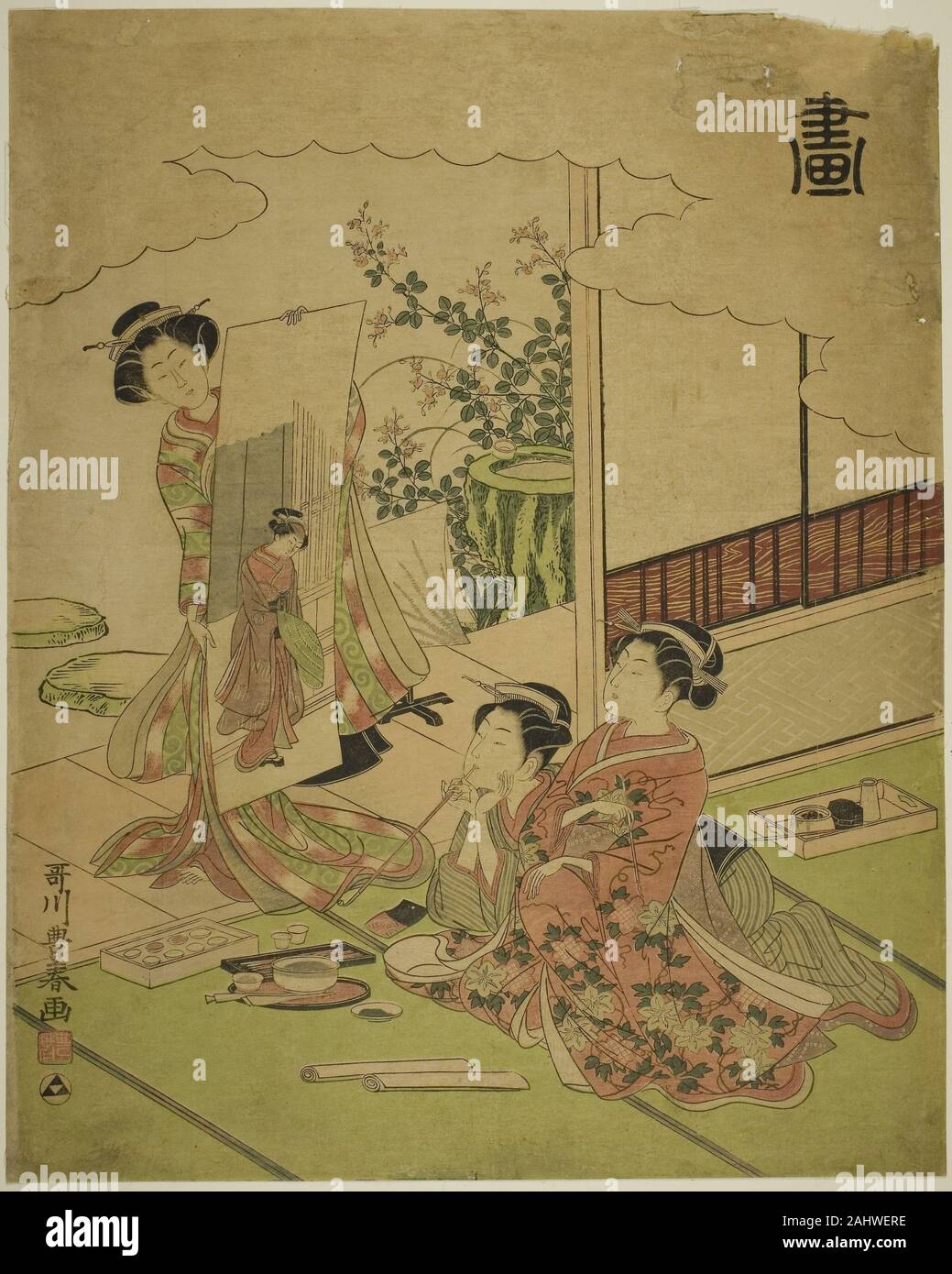 Print Utagawa Toyoharu Japanese 1