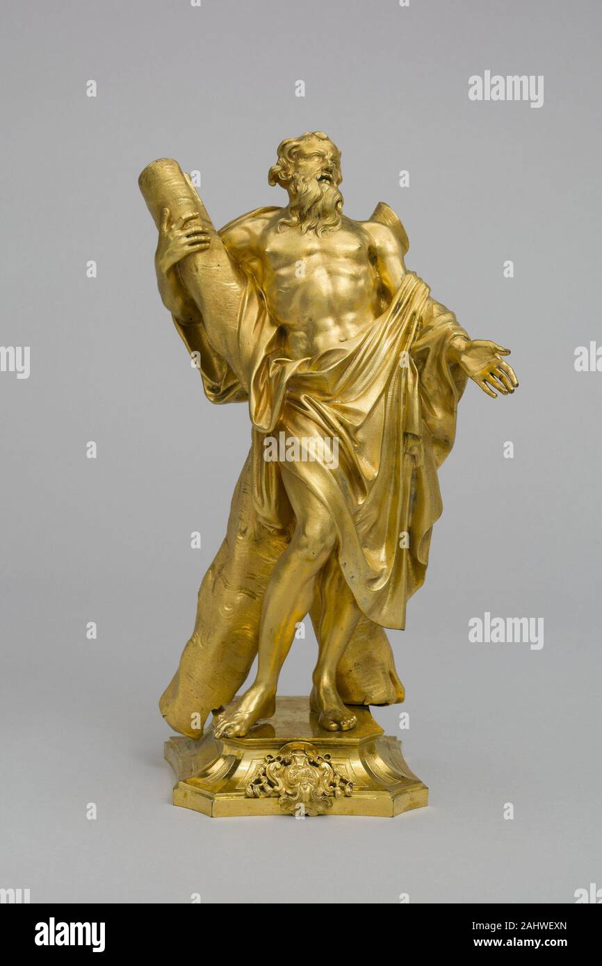 Leandro Gagliardi Saint Andrew 1765 1766 Italy Gilt Bronze This Magnificent Altar Set Made By The Roman Rococo Goldsmith Leandro Gagliardi Is Comprised Of Statuettes Of Four Apostles Saints Andrew John Peter And Paul