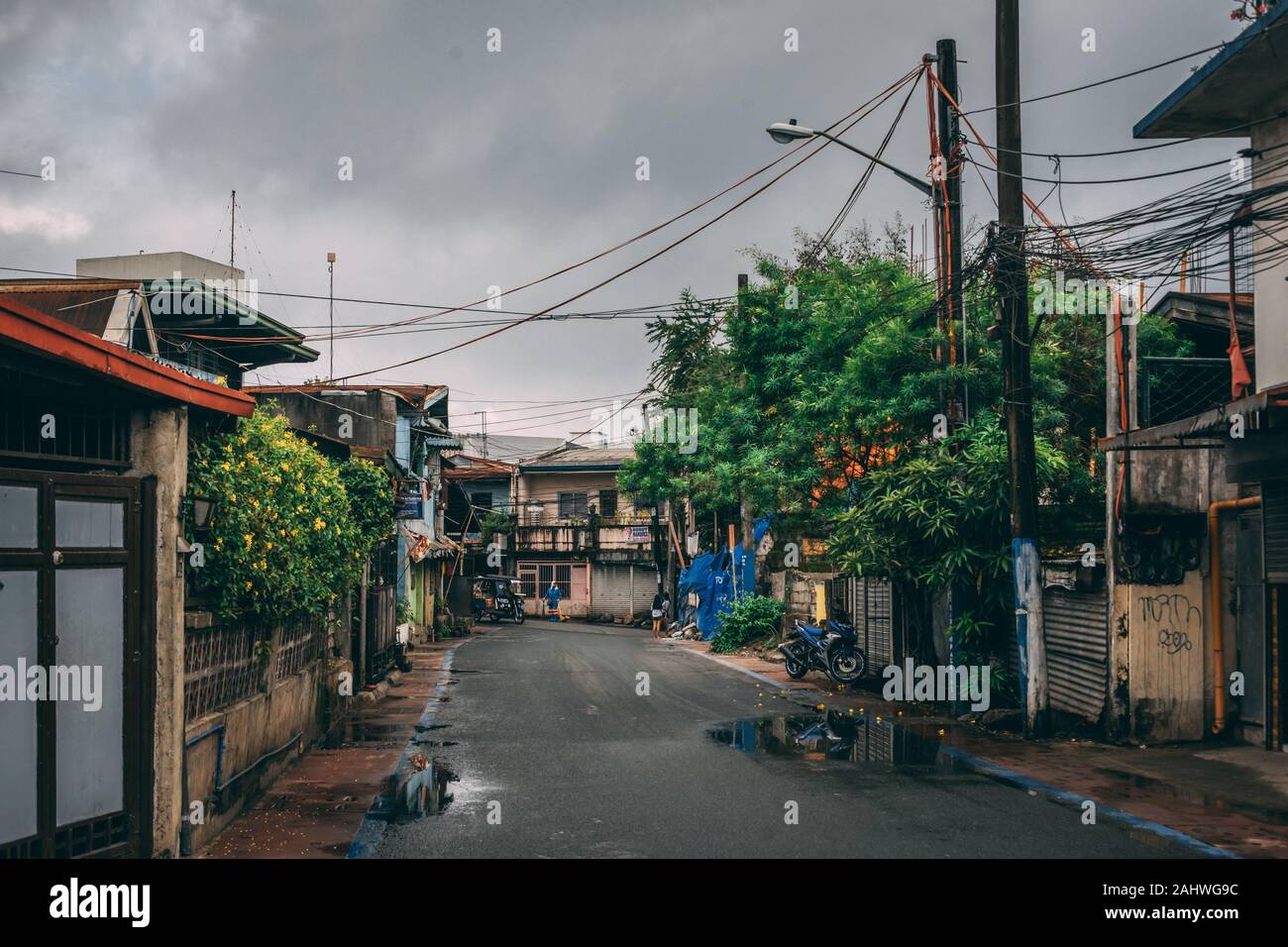 Street scene in Antipolo, The Philippines Stock Photo Alamy