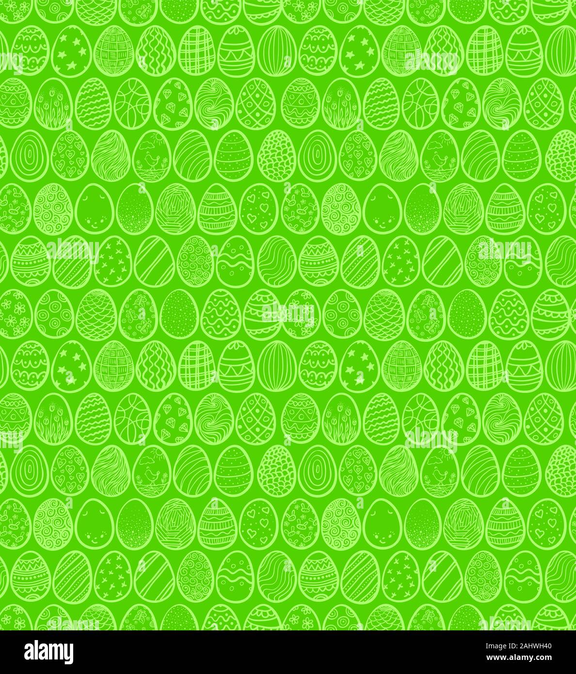 Seamless background for Happy Easter with eggs, vector illustration ...