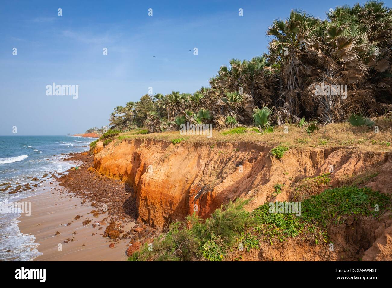 Beautiful beach in Serrekunda, Gambia Stock Photo Alamy