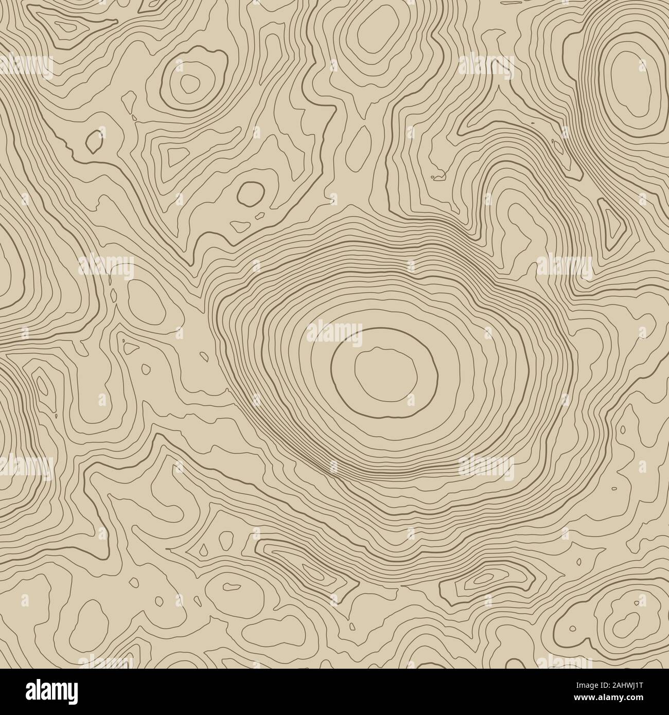 Abstract topographic map background with height lines Stock Vector