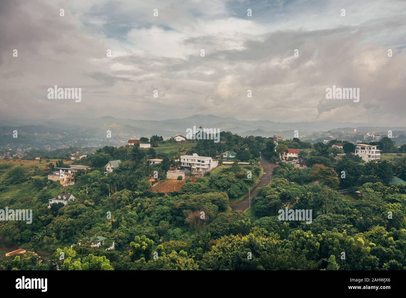 View from Cloud 9 360 View, in Antipolo, Rizal, Philippines Stock Photo
