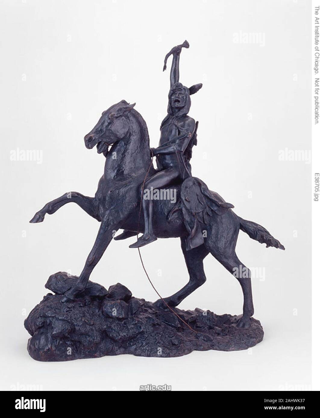 Frederic Remington (Sculptor). The Scalp Lock. 1898. New York. Bronze