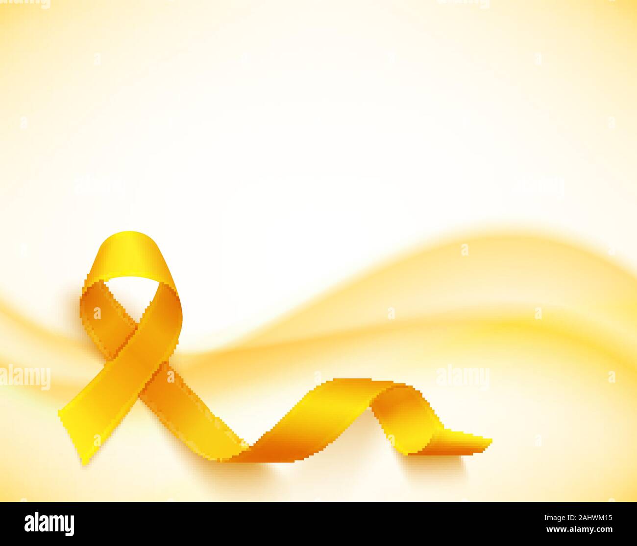 childhood cancer ribbon