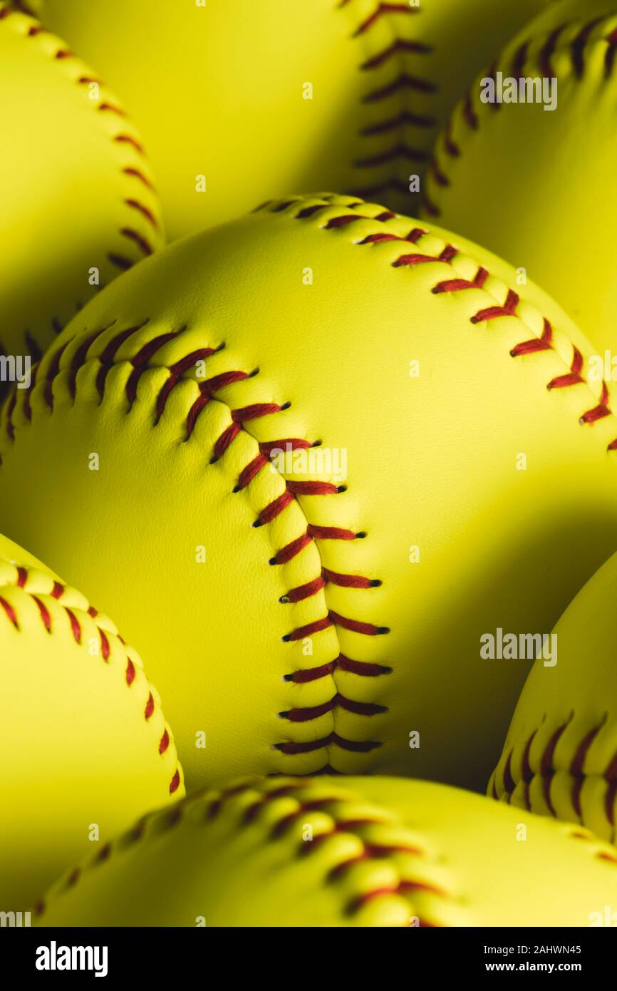 fastpitch-softball-balls-close-up-with-nobody-stock-photo-alamy