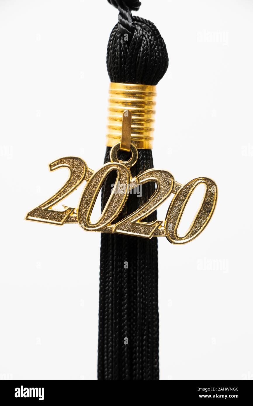 2020 graduation tassel Stock Photo