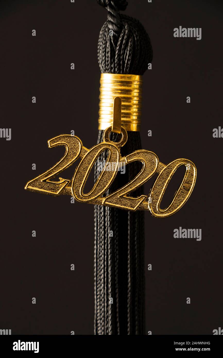 2020 graduation tassel Stock Photo