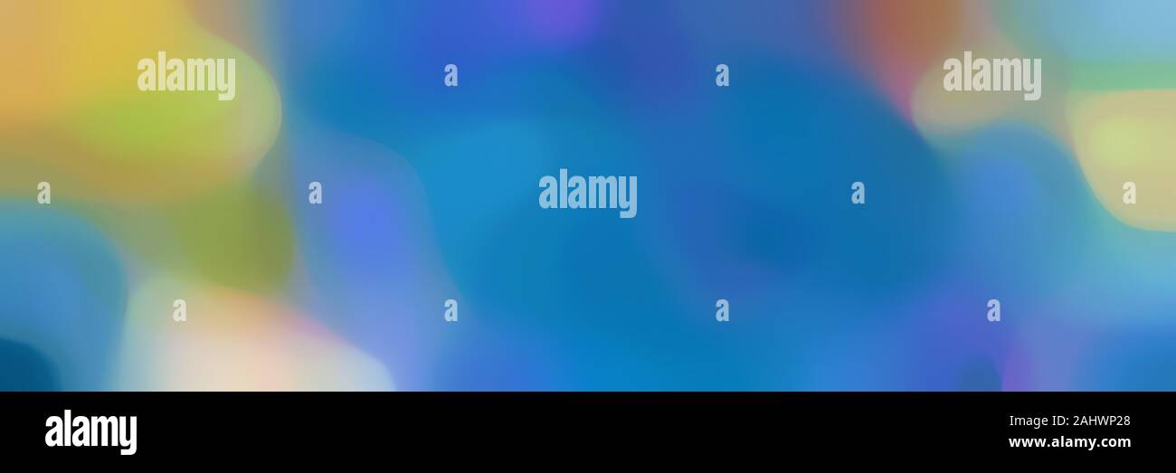 blurred bokeh horizontal background with steel blue, dark khaki and