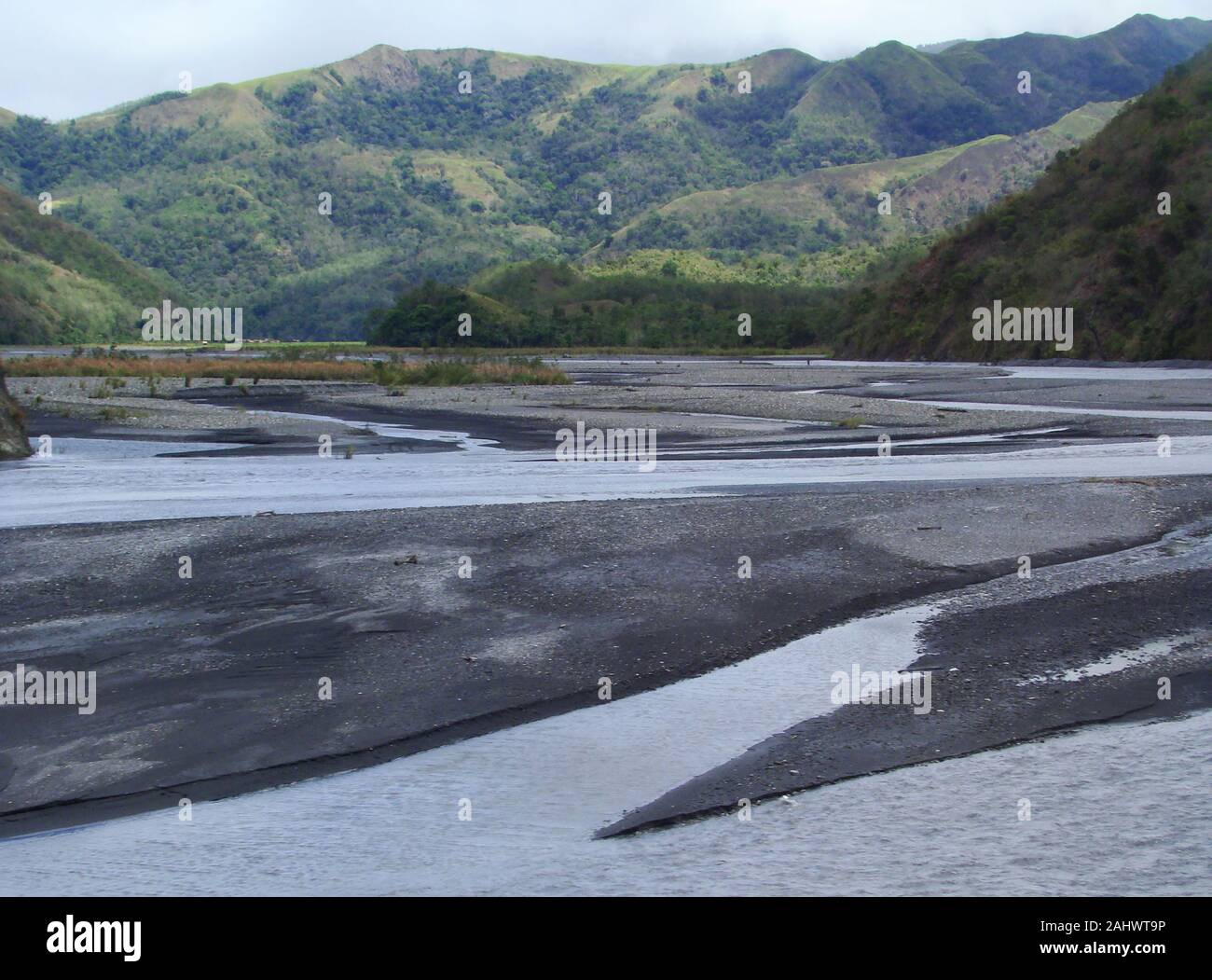 Rivers and alluvial plains in the island of Mindoro, The Philippines ...