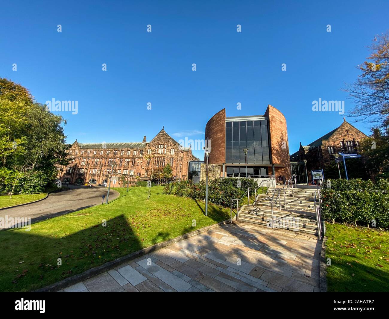 The Riley Sixth Form Centre, Bolton School, Chorley New Road, Bolton, UK Stock Photo