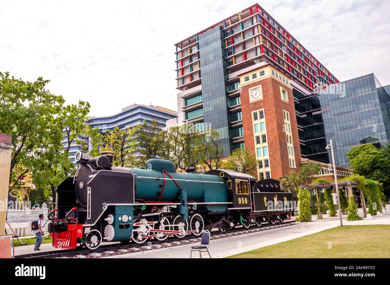 BANGKOK, THAILAND December 23, 2018 Steam displayed at