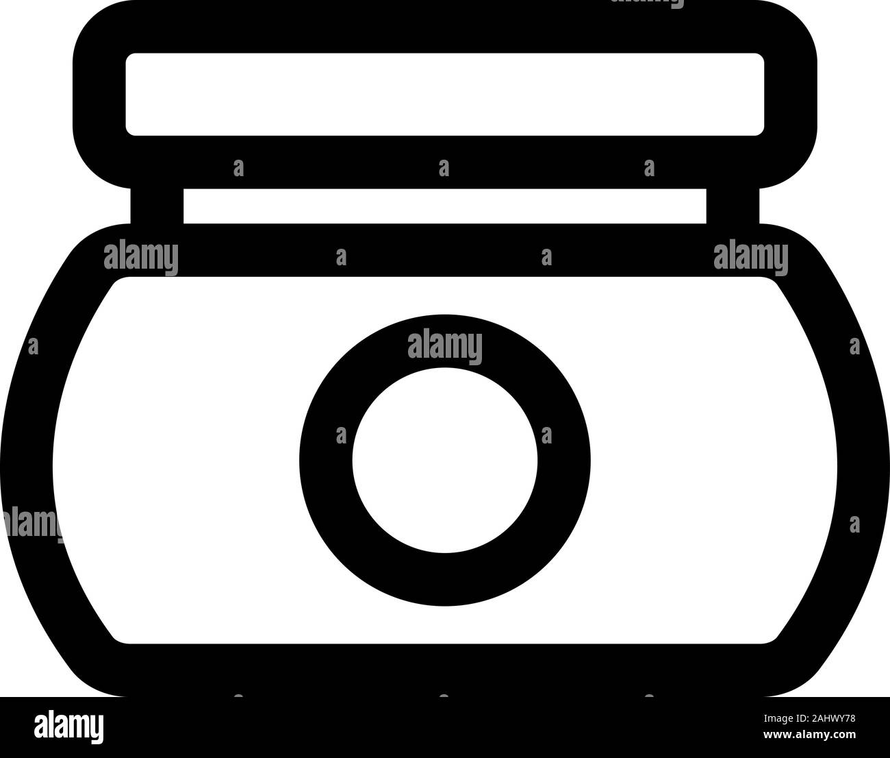 Moisturizing cream icon vector. Isolated contour symbol illustration ...
