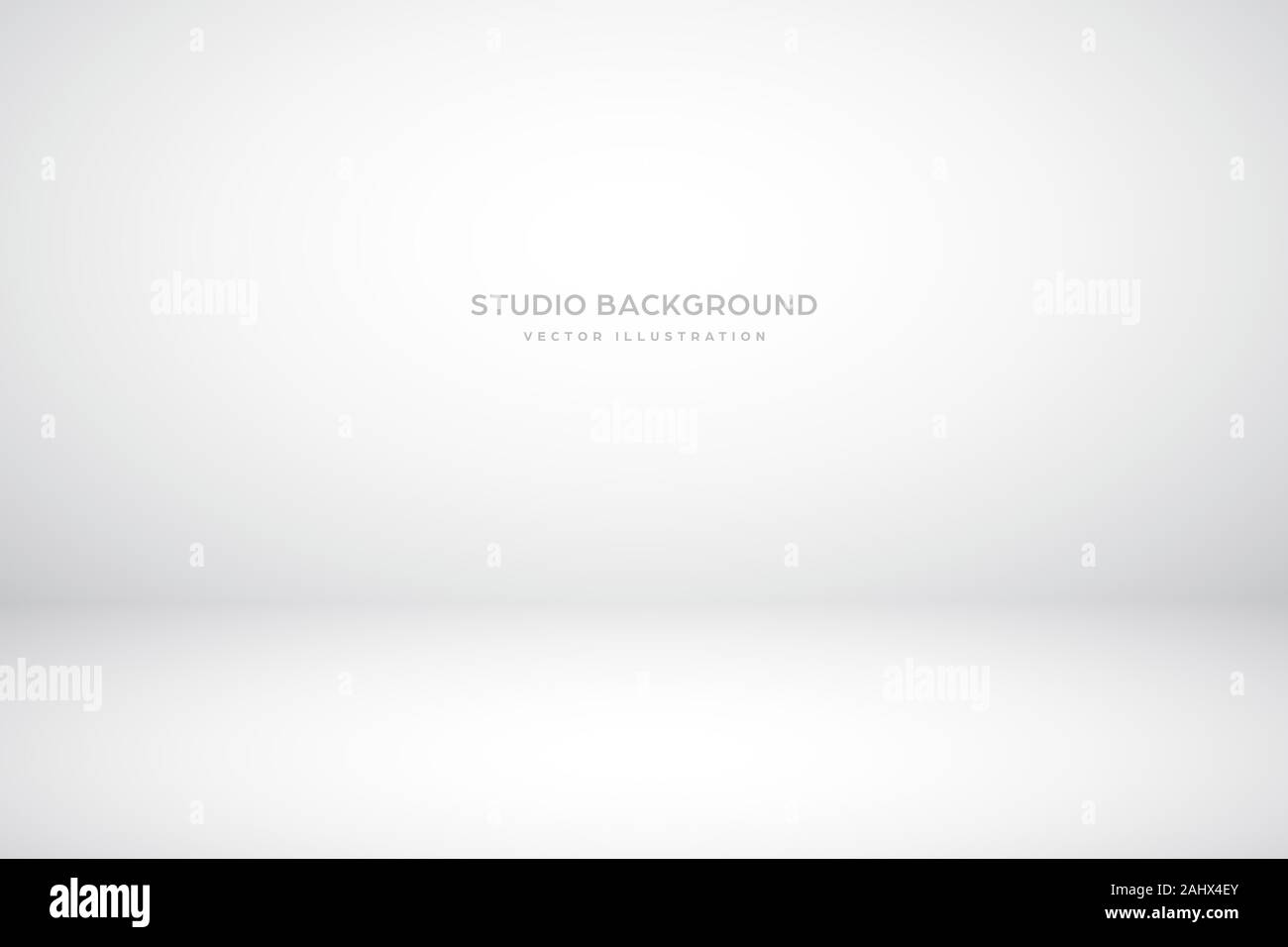 Empty gray studio abstract background with spotlight effect. Product ...