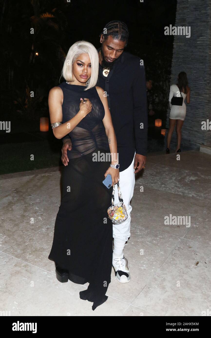 Miami, FL, USA. 1st Jan, 2020. Teyana Taylor and Iman Shumpert at the