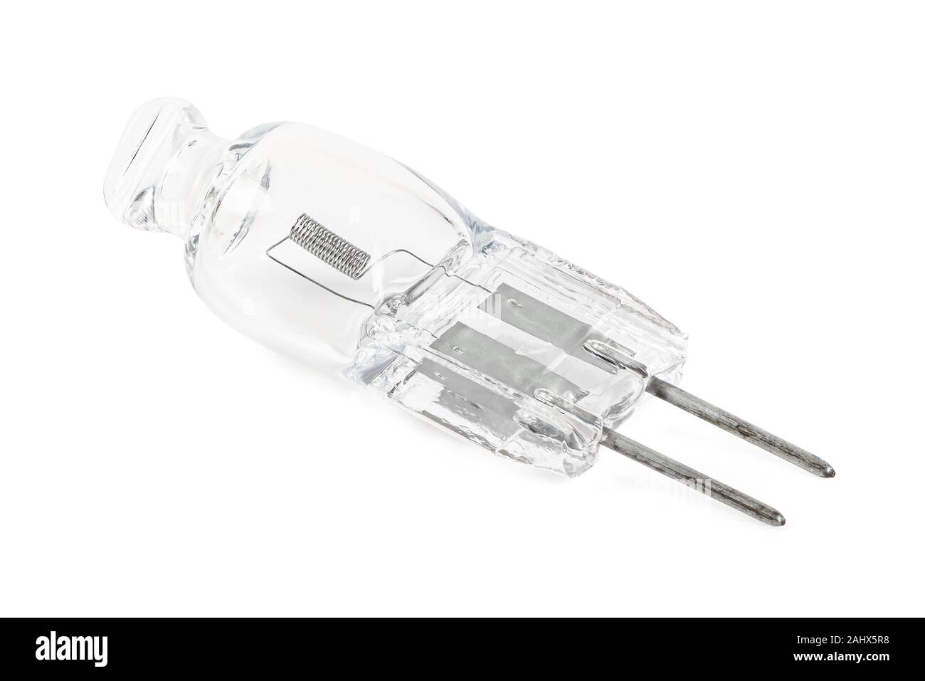 G4 halogen bulb isolated on white background with clipping path Stock Photo