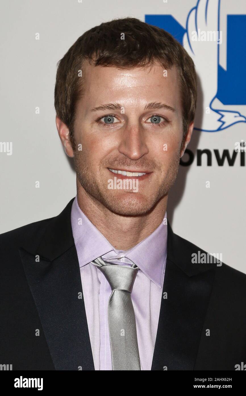 NEW YORK - SEPT 27: Kasey Kahne attends the 2016 NASCAR Foundation Honors Gala at Marriott Marquis on September 27, 2016 in New York City. Stock Photo