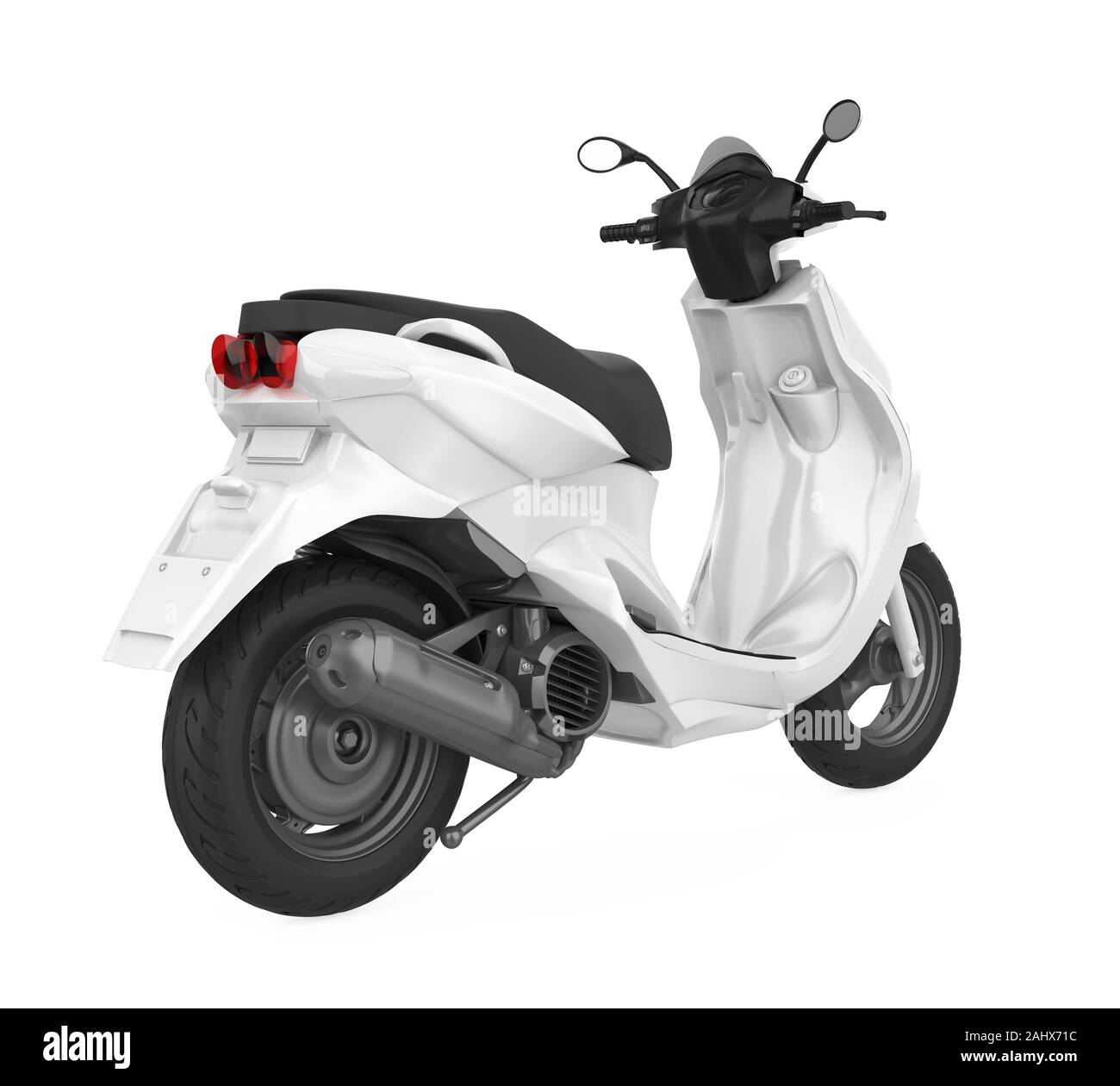 Scooter Motorcycle Isolated Stock Photo Alamy
