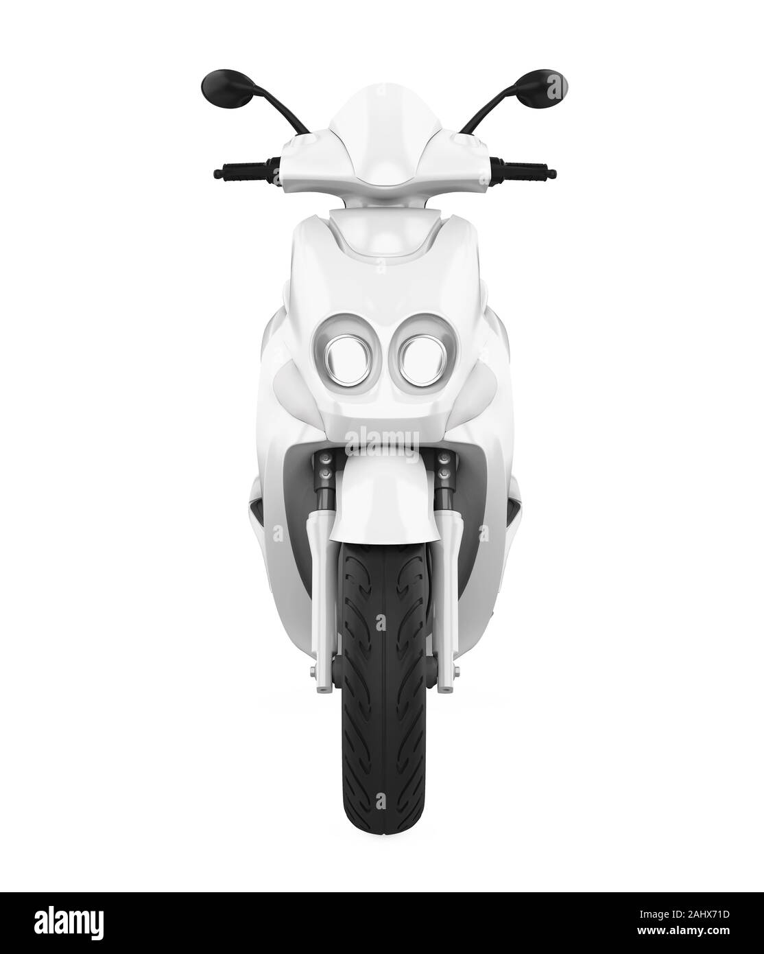 Scooter Motorcycle Isolated Stock Photo Alamy