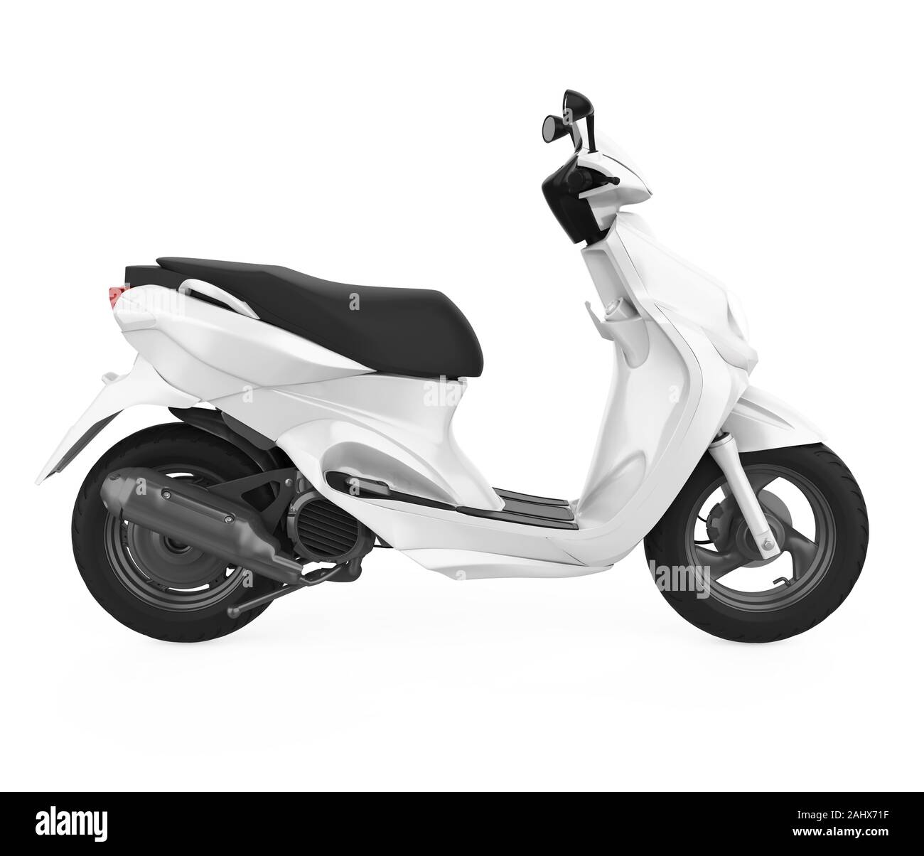 Scooter Motorcycle Isolated Stock Photo Alamy