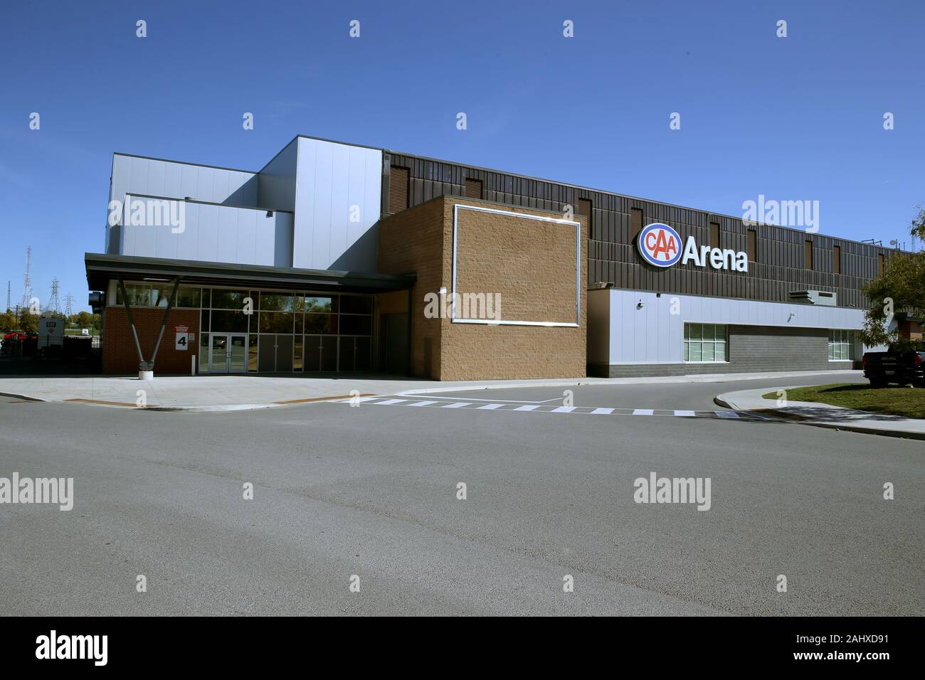 CAA Arena in Belleville, Home of the Belleville Senators Stock Photo