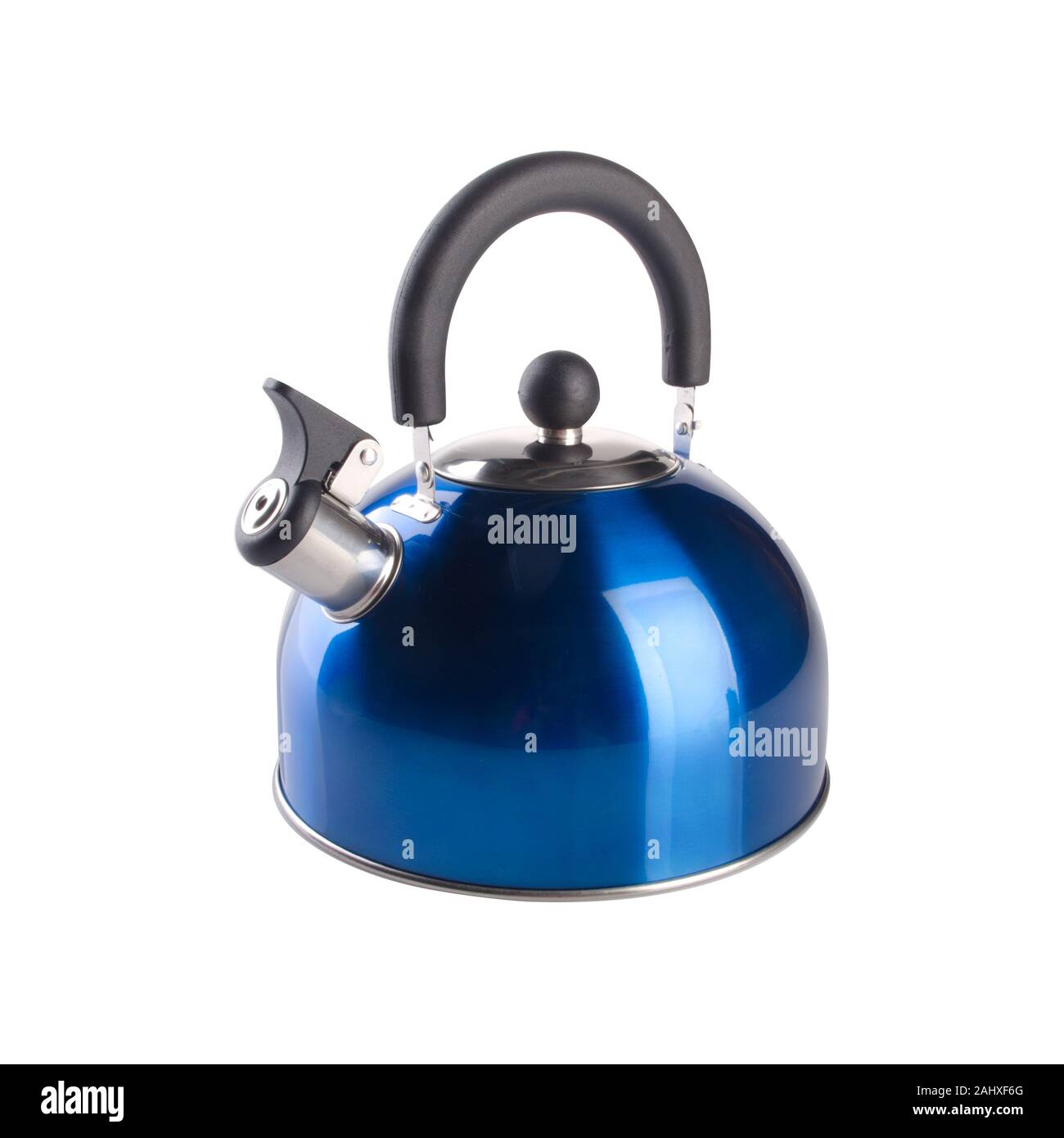 kettle or Stovetop whistling kettle on background new Stock Photo Alamy