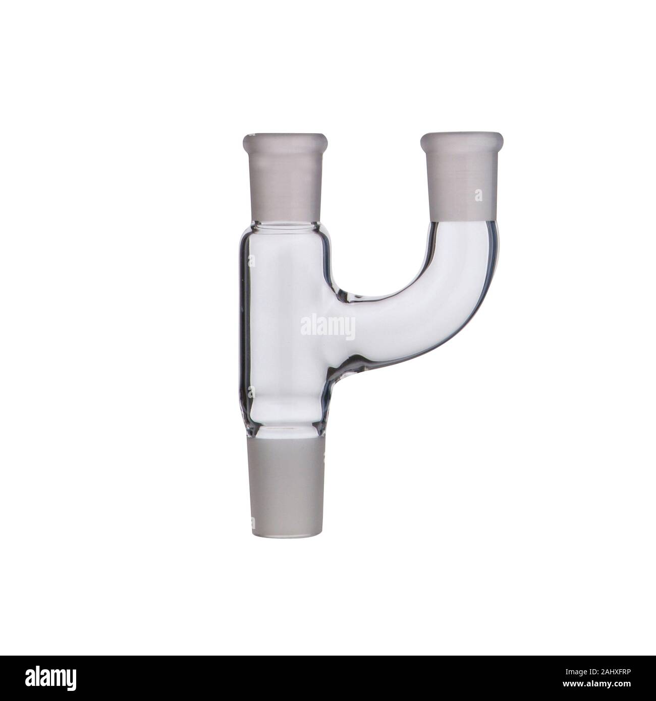 lab or Empty Adapter for chemistry laboratory isolated on a white