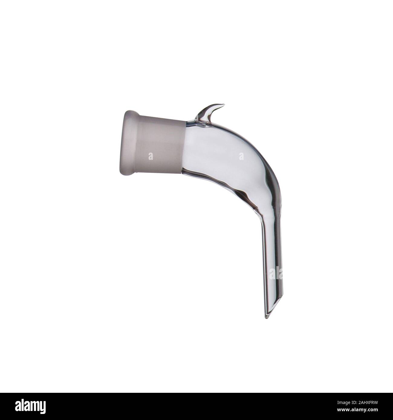 lab or Empty Adapter for chemistry laboratory isolated on a white