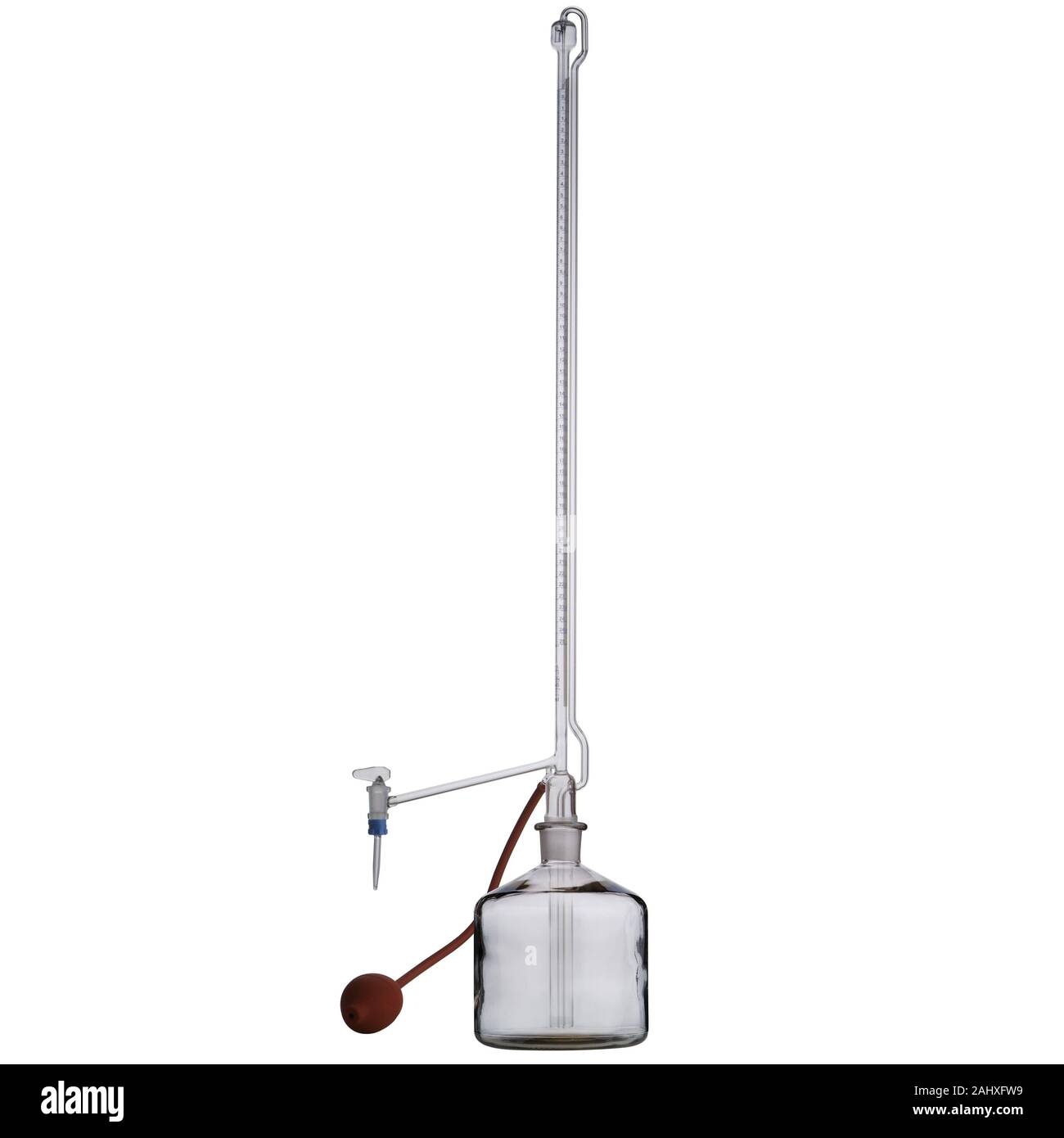 lab or Empty extractors for chemistry laboratory isolated Stock Photo