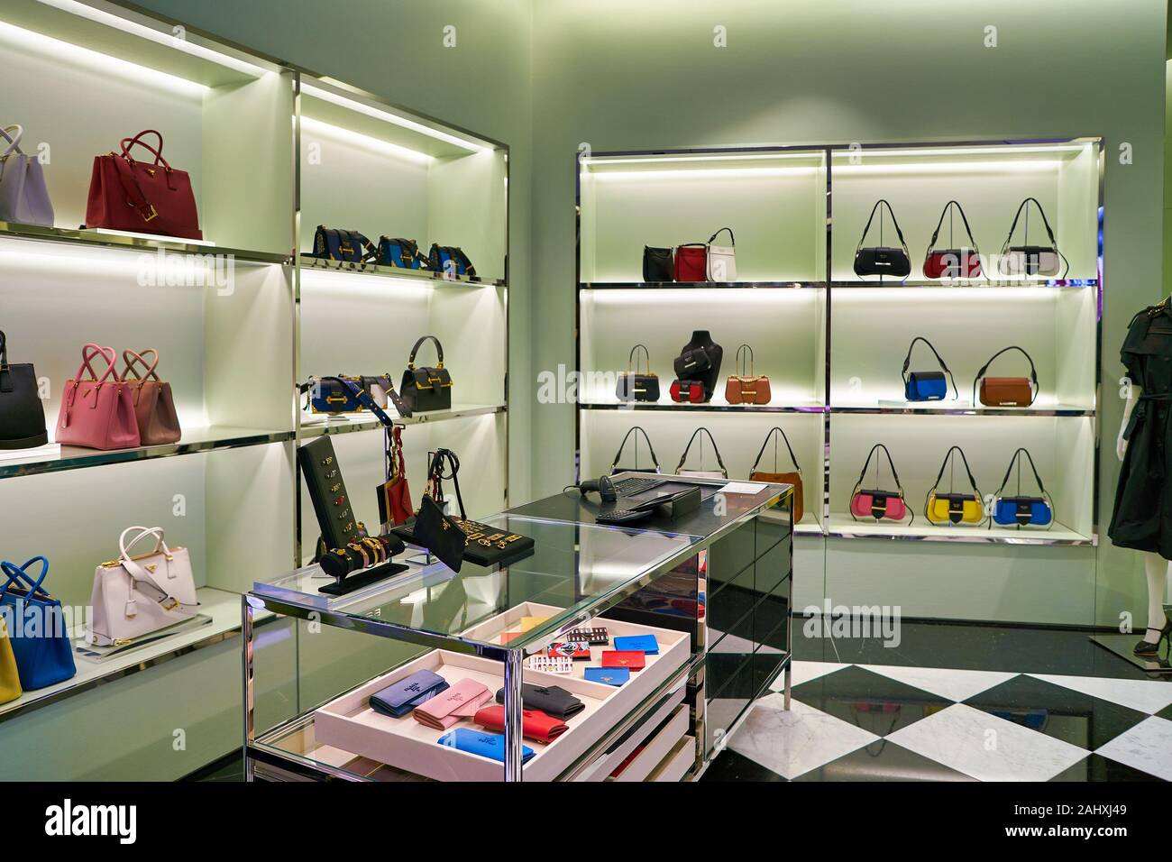SINGAPORE - CIRCA APRIL, 2019: interior shot of Louis Vuitton store at the  Shoppes at Marina Bay Sands Stock Photo - Alamy