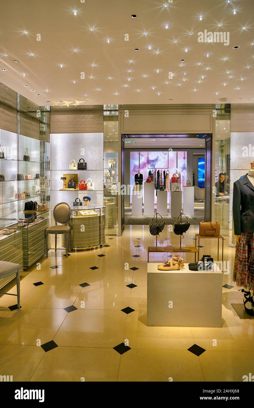 SINGAPORE - CIRCA APRIL, 2019: Interior Shot Of Louis Vuitton