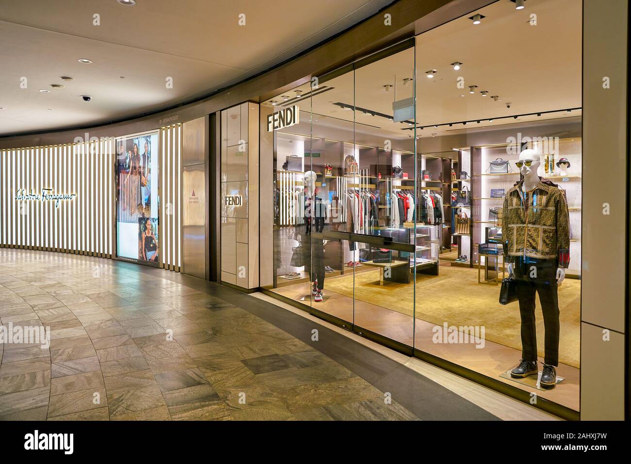 SINGAPORE - CIRCA APRIL, 2019: storefront of Fendi store in The