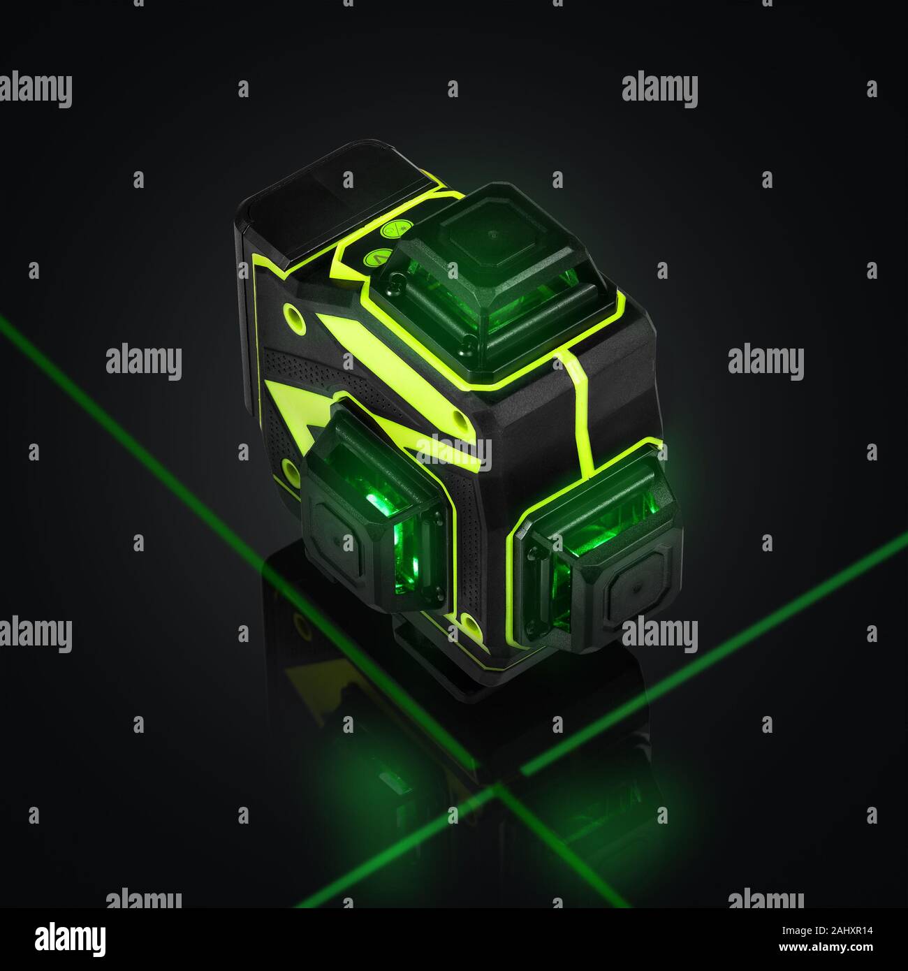 Green beams hi res stock photography and images alamy