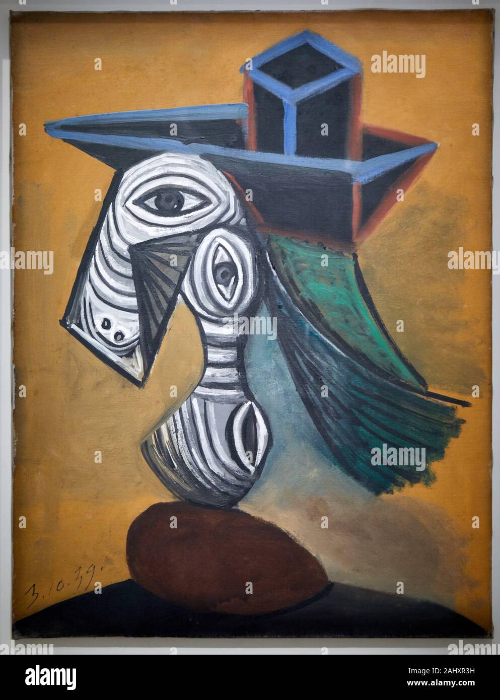 '''Femme au chapeau bleu'', 1939, Pablo Picasso, 1881-1973, Musée de l’Armée, Paris, France Stock Photo