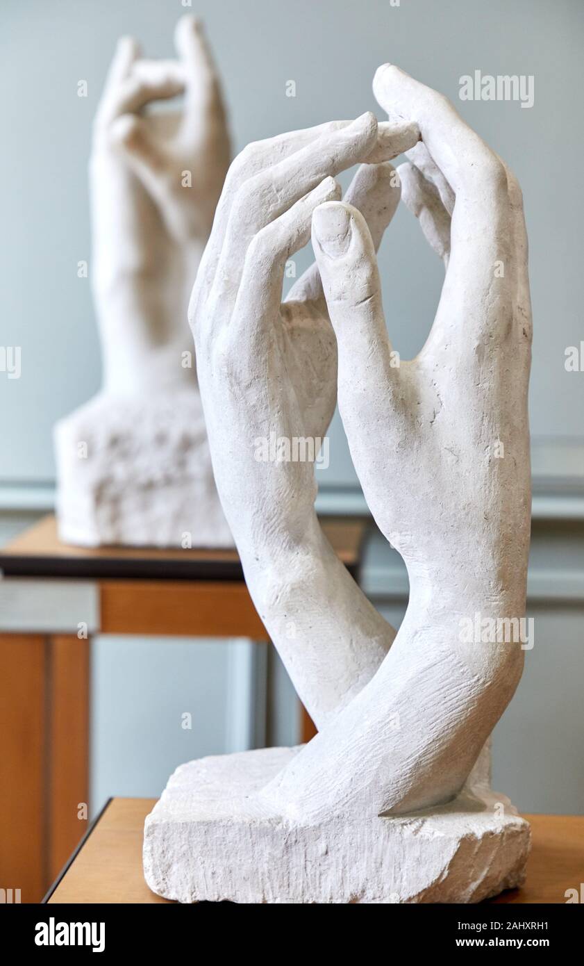 The Cathedral"", 1908, sculpture by Auguste Rodin (1840-1917), Musée Rodin  Museum, Paris, France Stock Photo - Alamy