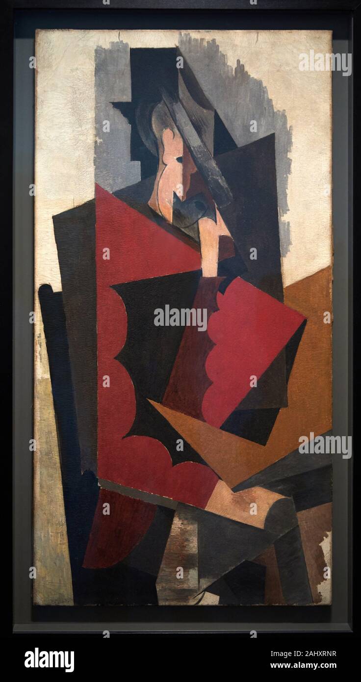 """Seated man"", 1917, Pablo Picasso (18811973), Museu Picasso Museum