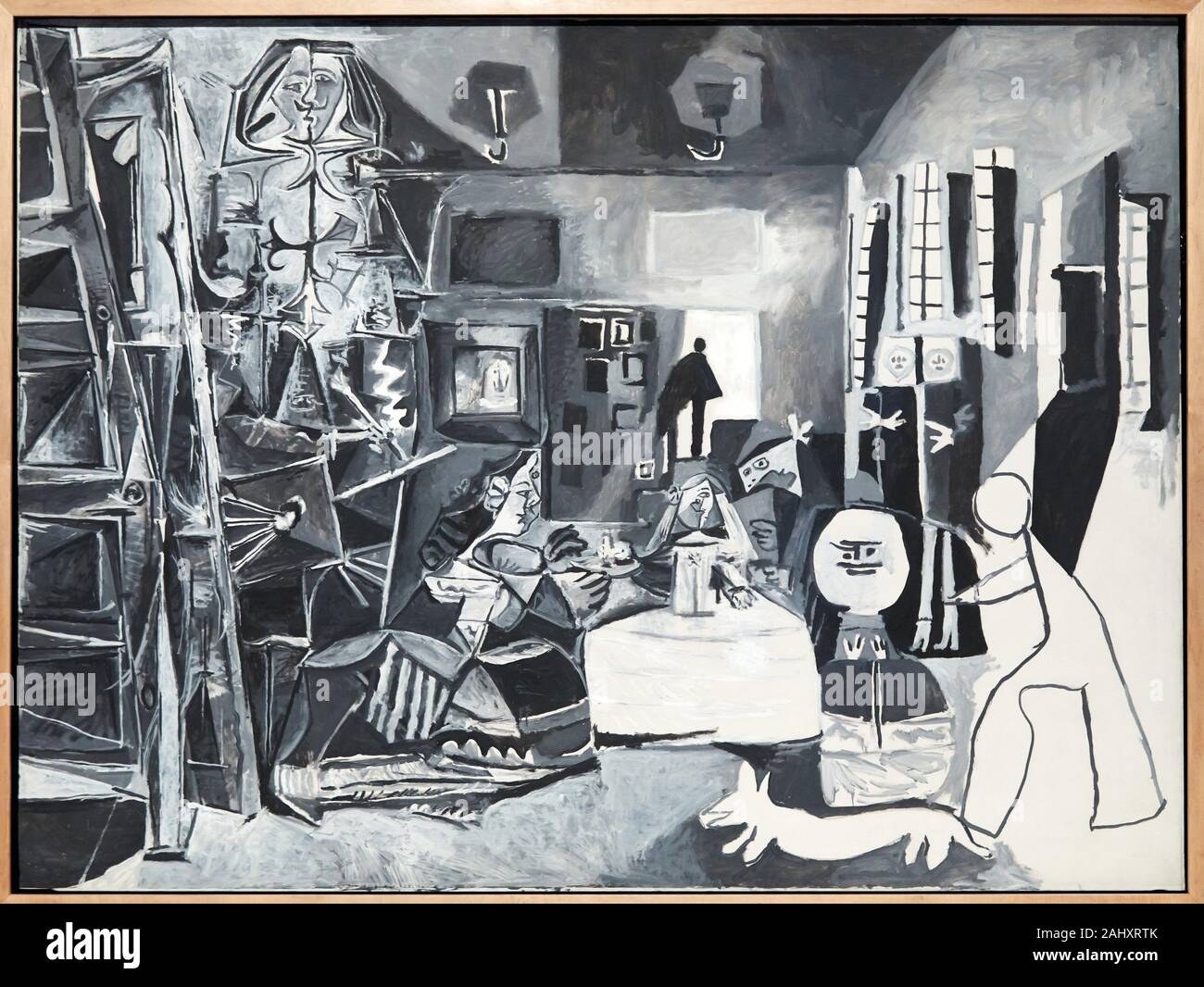 Las Meninas"", 1957, Pablo Picasso (1881-1973), Museu Picasso Museum,  Barcelona, Catalonia, Spain Stock Photo - Alamy