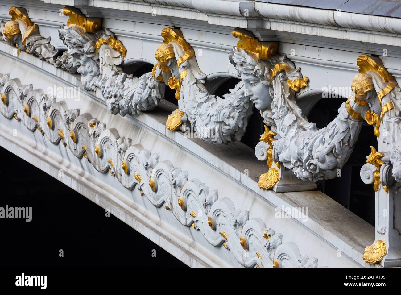 Pont Alexandre III, Paris, France Stock Photo