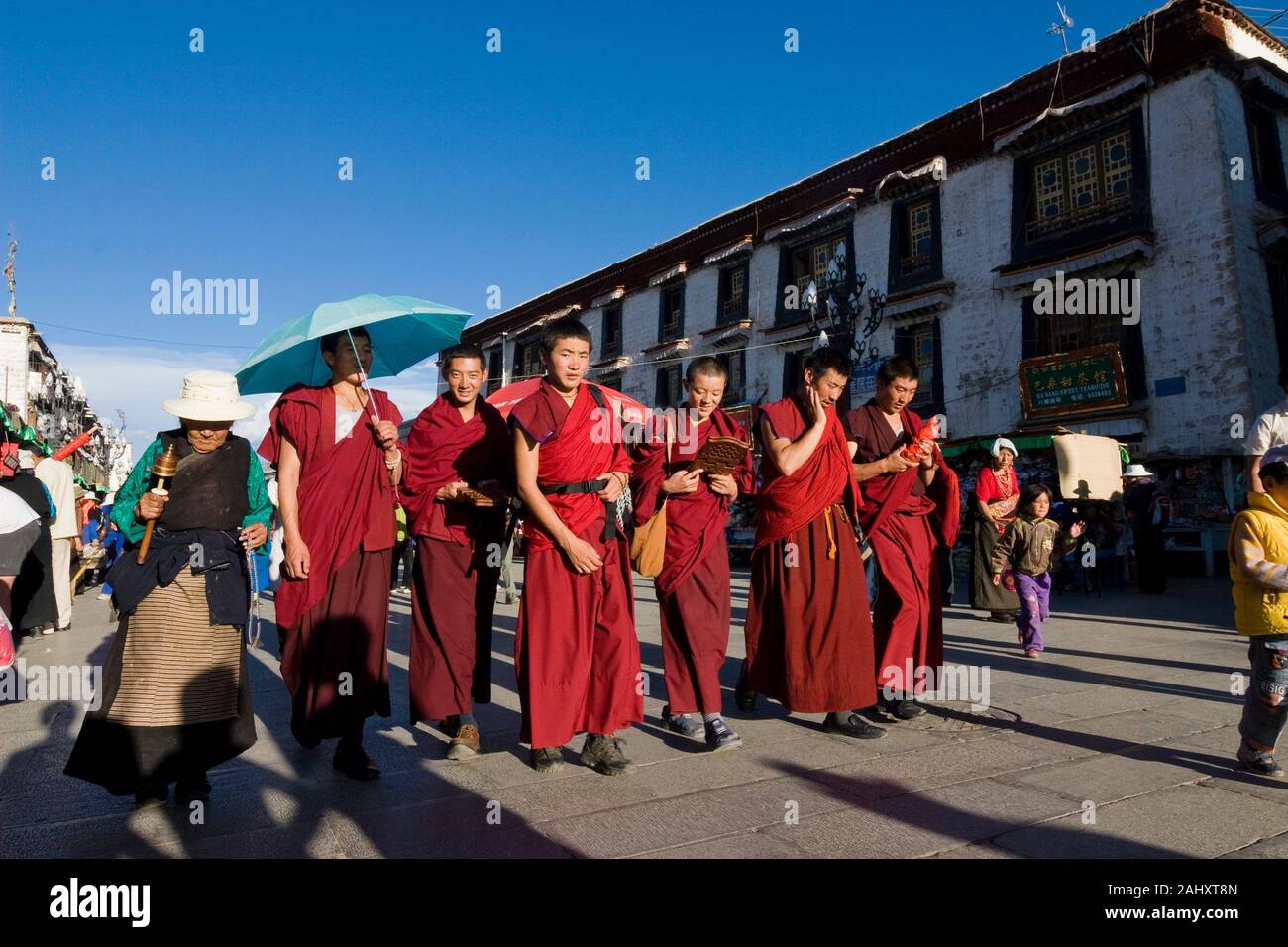 Lhasa. Tibet. China. Stock Photo