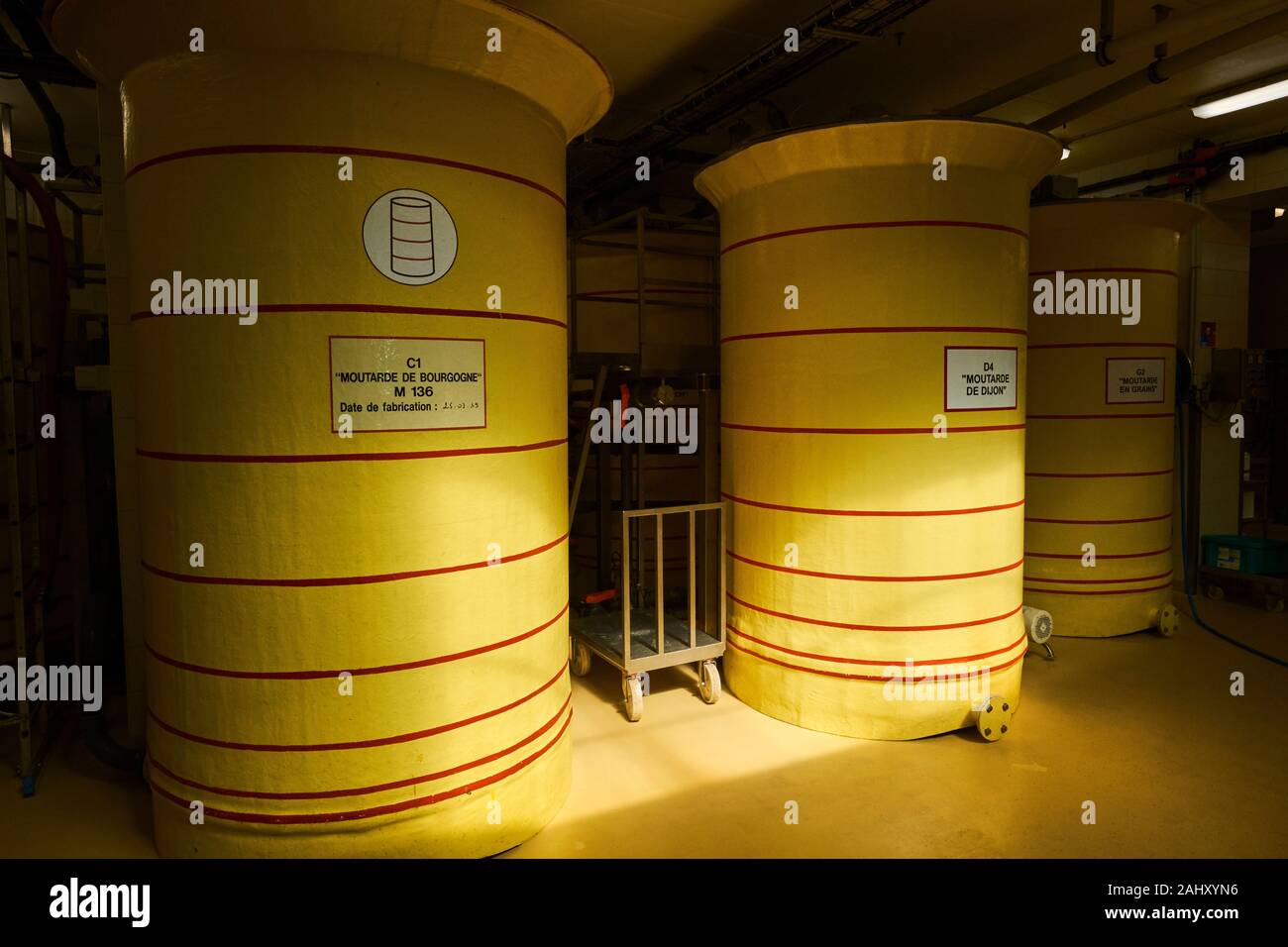 France, Côte d'Or, Beaune, Fallot mustard factory Stock Photo Alamy