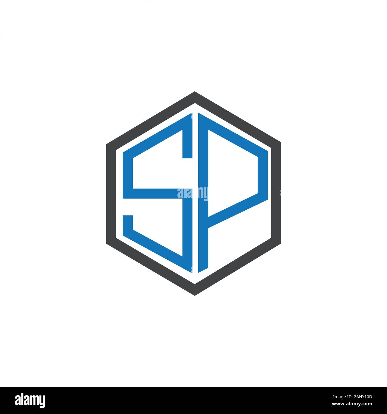 initial letter sp or ps logo vector design Stock Vector Image & Art - Alamy